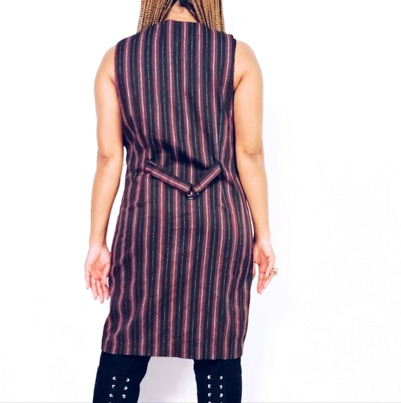 Striped Jacket Dress - Picture 4 of 8